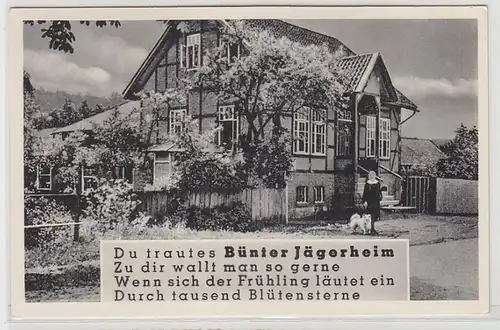 71734 Ak 'Zum bünter Jägerheim' bei Bad Salzdetfurth und Hildesheim um 1960