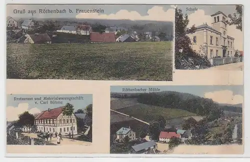71814 Mehrbild Ak Gruß aus Röthenbach bei Frauenstein 1918