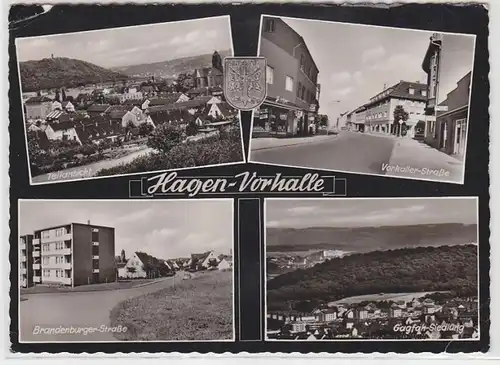 71937 Mehrbild Ak Hagen Vorhalle Strassenansichten usw. 1965