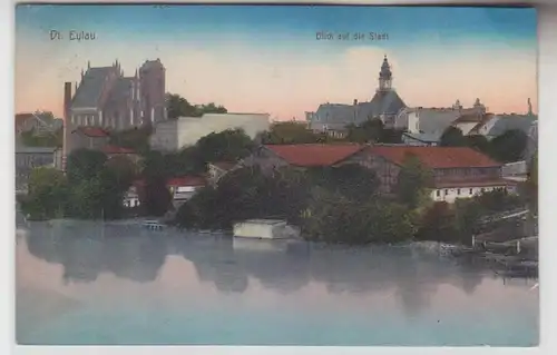 71947 Ak Deutsch Eylau Ilawa Blick auf die Stadt 1914