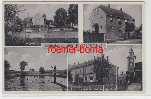 72013 Mehrbild Ak Großerkmannsdorf b. Radeberg i.Sa. um 1940