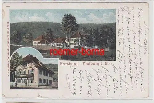 72052 Multi-image Ak Karthaus Fribourg in B. 1901