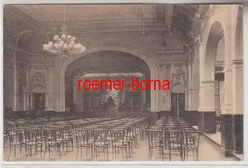 72173 Ak Lübeck Konzerthaus 'Flora' Max Siems Saal 1917