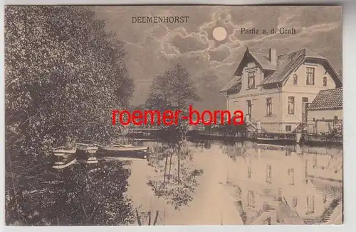 72198 Ak Delmenhorst Partie a.d. Carte de clair de lune Graft 1923