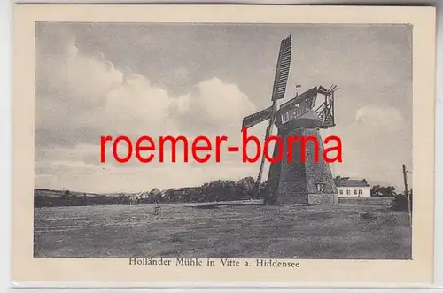 72225 Ak Holländer Mühle in Vitte auf Hiddensee um 1930