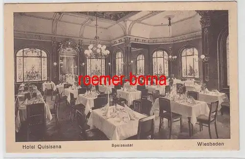 72288 Ak Wiesbaden Hotel Quisisana Salle à manger vers 1930