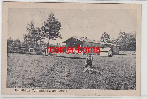 72301 Ak Diensthutte Tummelplatz am Lusen vers 1930