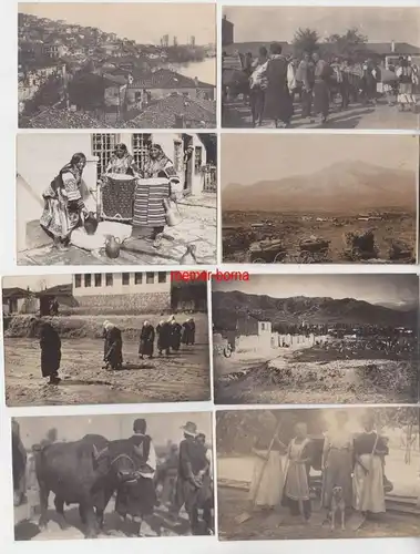 72321 / 7 Foto Ak Balkan 1. Weltkrieg 1916