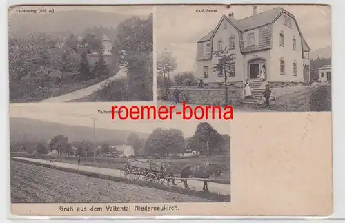 72374 Salutation multi-image Ak de la Valtental Niederneukirch 1917