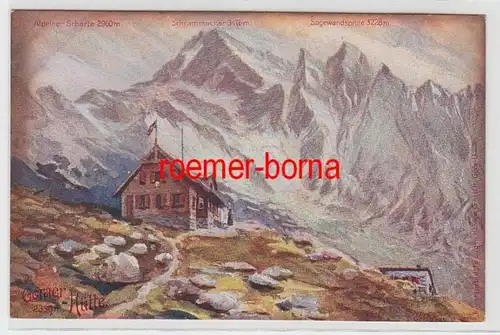 72422 Ak Geraer Hütte Schutzhütte des Deutschen Alpenvereins um 1910