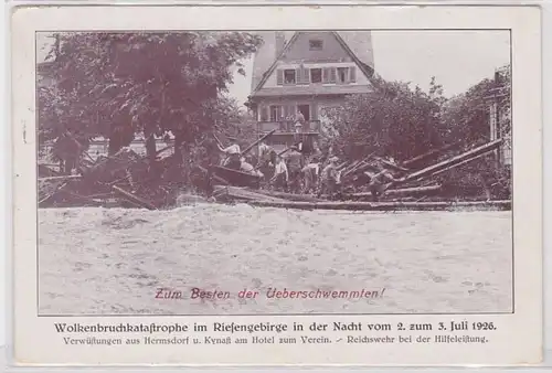 72422 Ak Nuages dans les montagnes géantes à Hermsdorf 1926