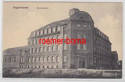72440 Ak Angermünde Gymnasium um 1920