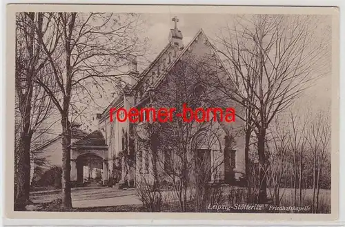 72522 Ak Leipzig Stötteritz Friedhofskapelle um 1930