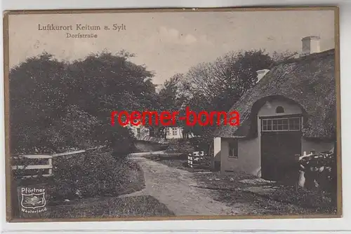 72540 Ak Luftkurort Keitum auf Sylt Dorfstrasse 1925