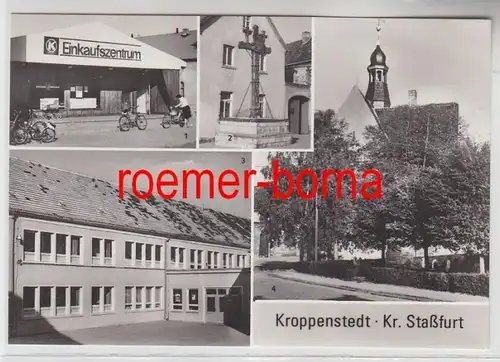 72648 Multi-image Ak Kr. Staßfurt Centre commercial et autres vers 1970