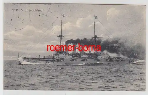 72655 Ak Kriegsschiff S.M.S. 'Deutschland' 1912