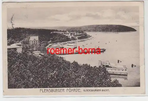 72659 Ak Flensburger Föhrde Glücksburger Bucht 1912