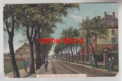 72694 Ak Altdöbern königliches Seminar Seminarstrasse um 1910