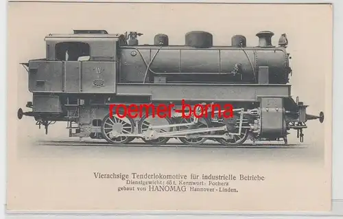 72754 Ak Hanomag 4 Locomotive à essieu actif pour les entreprises industrielles vers 1920