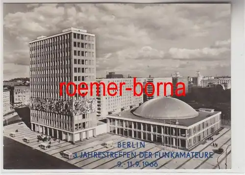 72772 Ak Berlin 3ème rencontre annuelle des radioamateurs 9-11.9.1966