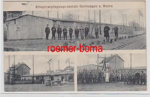 72794 Mehrbild Ak Kriegsverpflegungs-Anstalt Gerstungen a. Werra 1915