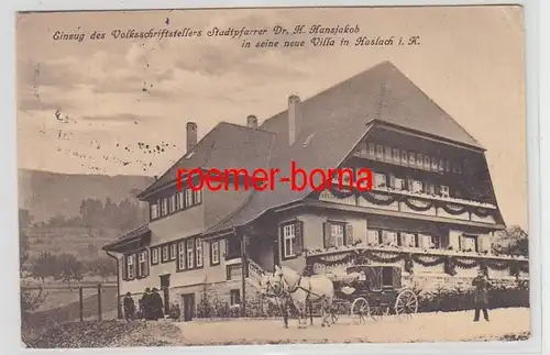 72816 Ak Neue Ville von Stadtpfarrer Dr.H.Hansjakob in Haslach i.H. 1914