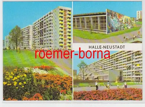 72892 Mehrbild Ak Halle-Neustadt um 1970