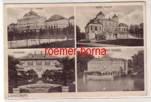 72918 Multi-image Ak Ludwigsburg Châteaux vers 1930