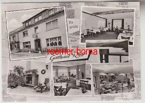 72966 Multi-image Ak Sensweiler/Hochwald üb. Idar-Oberstein Gasthaus Rieb 1976
