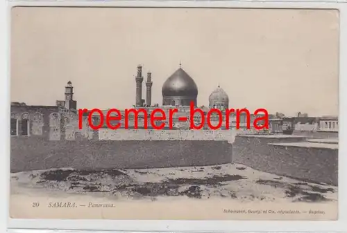 73029 Ak Samara bei Bagdad Panorama mit Moschee um 1910