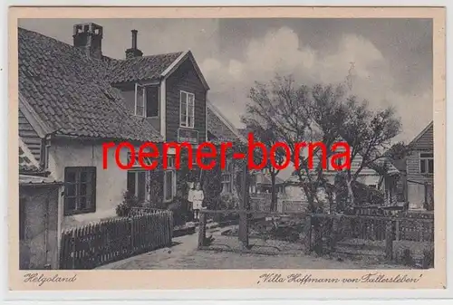 73031 Ak Helgoland Villa Hoffmann von Fallersleben um 1920