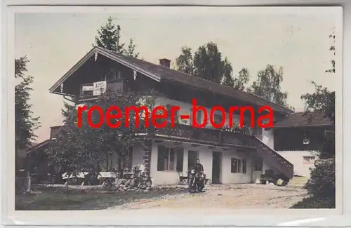 Ã ̄9 Photo Ak Café Lex am Tegernsee vers 1930