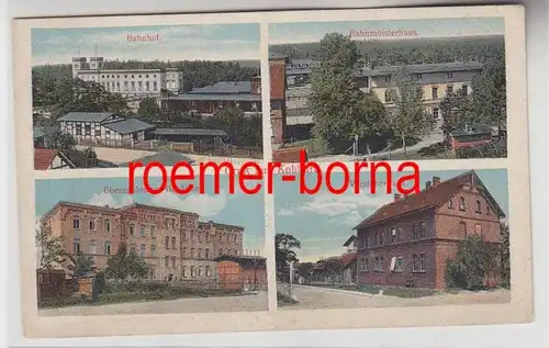 73186 Mehrbild Ak Gruß aus Kohlfurt Wegliniec Bahnhof usw. 1916