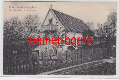 73239 Ak Gruß vom Erholungsheim in Fasendorf bei Mehlteuer um 1910