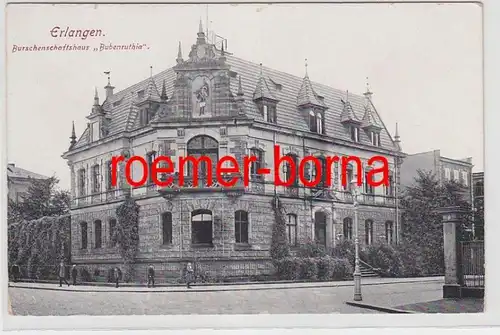 73246 Ak Erlangen Burschenschaftshaus 'Bubenruthia' um 1920