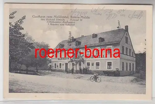 73373 Ak Gasthaus zum Muldental, Remse-Mulde 1926