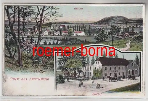 73417 Mehrbild Ak Gruß aus Ammelshein Gasthof 1910