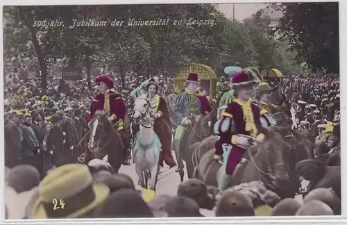 73422 teilkolorierte AK 500 jähriges Jubiläum der Universität Leipzig 1909