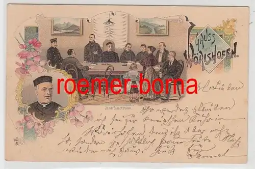 73427 Ak Lithographie Greuss de Wörishofen 1898