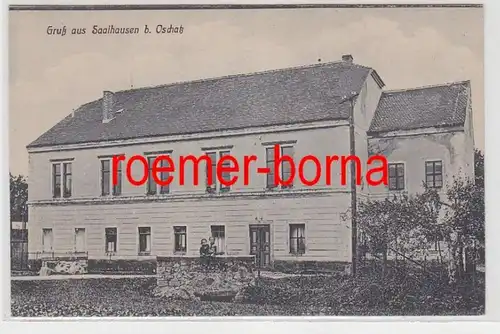 73496 Ak Gruß aus Saalhausen bei Oschatz um 1920