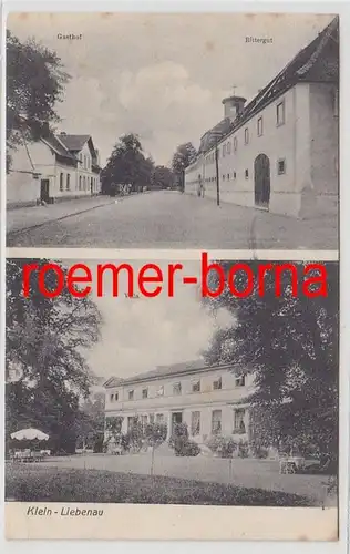 73504 Mehrbild Ak Klein-Liebenau Gasthof, Rittergut, Villa 1916