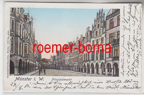 73548 Brevet Ak Münster i.W. Marché de principe 1901