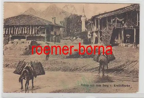73550 Ak Prilep (Mazedonien) mit dem Berg von Krali-Marko 1917