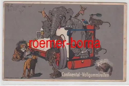 73589 Ak Reklame Continental-Vollgummireifen 1915