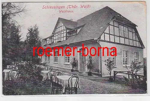 73784 Ak Schleusingen Thüringer Wald Waldhaus 1919