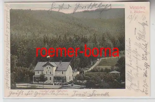 74198 Ak Waldstein près de l'auberge de Rückers au Hubertus 1906