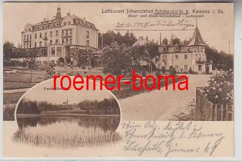 74634 Ak Luftkurort Johannisbad-Schmeckwitz b. Kamenz i.Sa. 1928