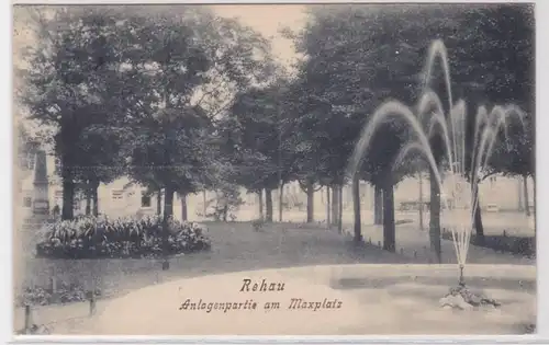75843 AK Rehau - Anlagenpartie am Maxplatz 1901