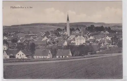 76730, poste de terrain AK Pfaffenhoffen à l'Ilm - Vue totale 1916