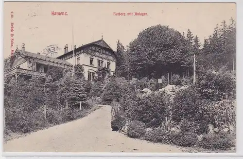 80397 Ak Kamenz Hutberg mit Anlagen 1909